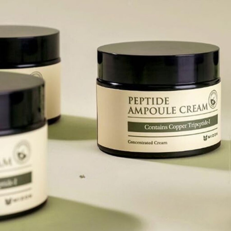 Концентриран крем за лице с медни пептиди Mizon Peptide Ampoule Cream 50ml — 2