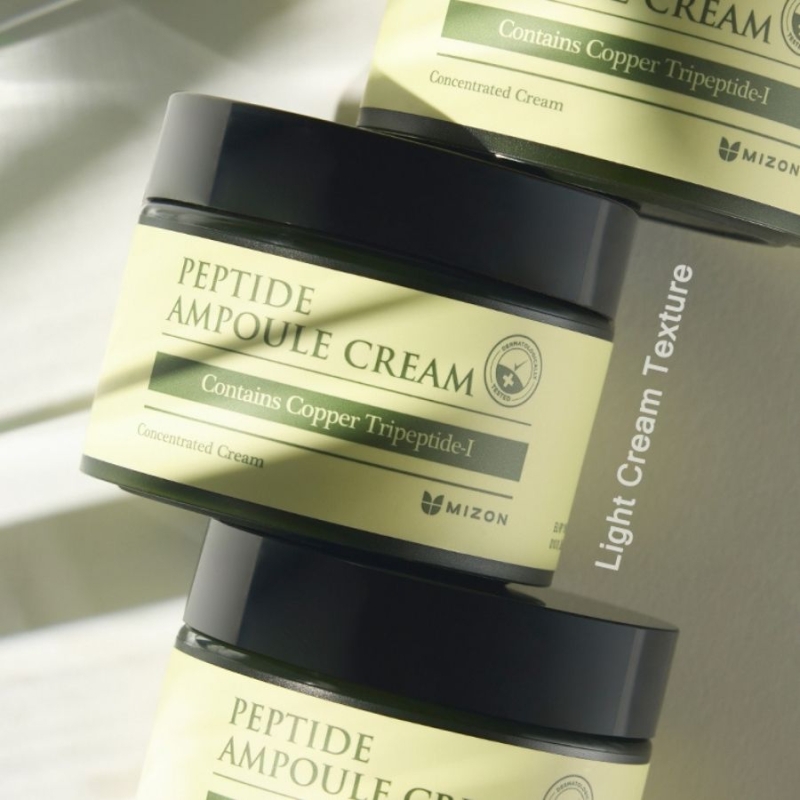 Концентриран крем за лице с медни пептиди Mizon Peptide Ampoule Cream 50ml — 3