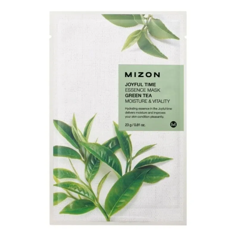 Текстилна маска със Зелен Чай Mizon Joyful Time Essence Mask Green Tea