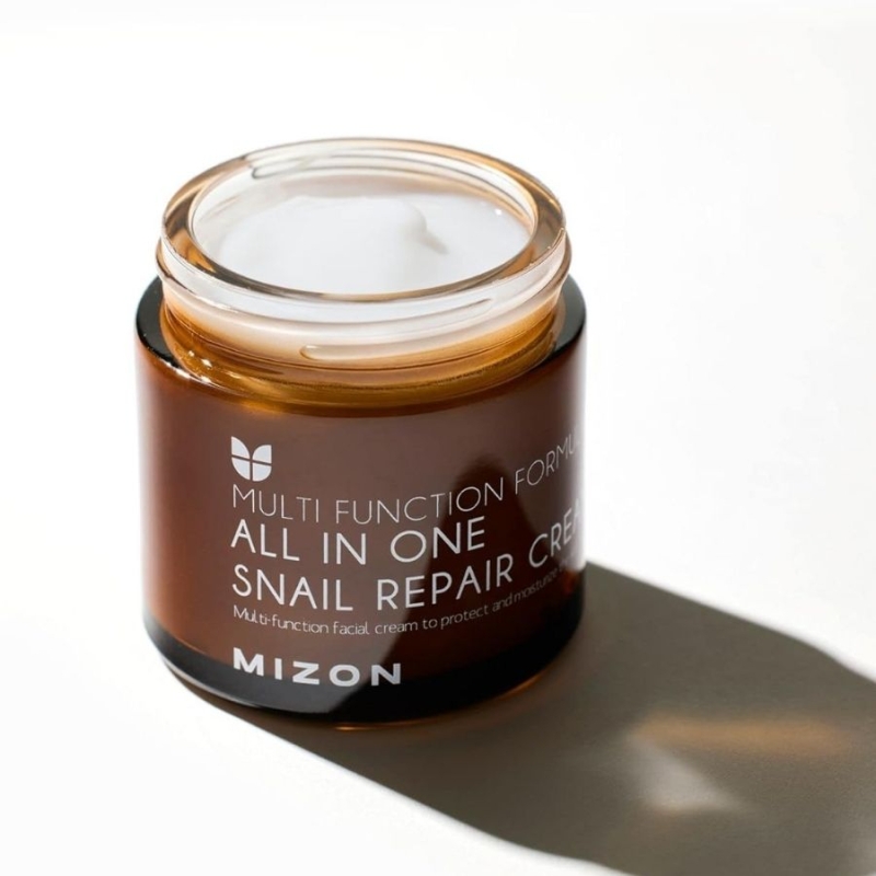 Възстановяващ крем за лице със секрет от охлюв Mizon All in One Snail Repair Cream 75ml — 4