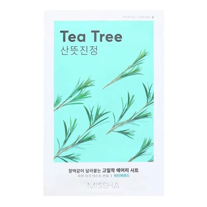 Текстилна маска за лице с Чаено дърво Missha Airy Fit Sheet Mask Tea Tree