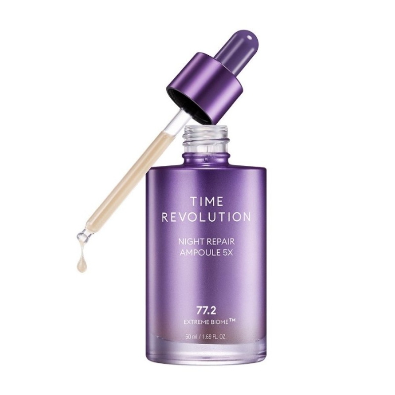Серум за лице с анти-ейдж ефект Missha Time Revolution Night Repair Ampoule 5X 50ml — 2