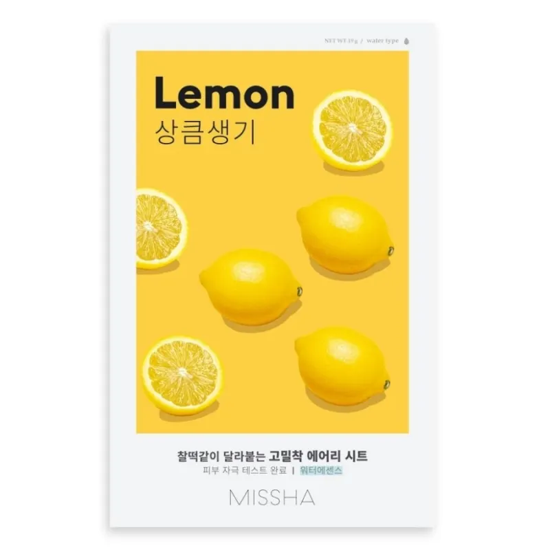Текстилна маска за лице с Лимон Missha Airy Fit Sheet Mask Lemon