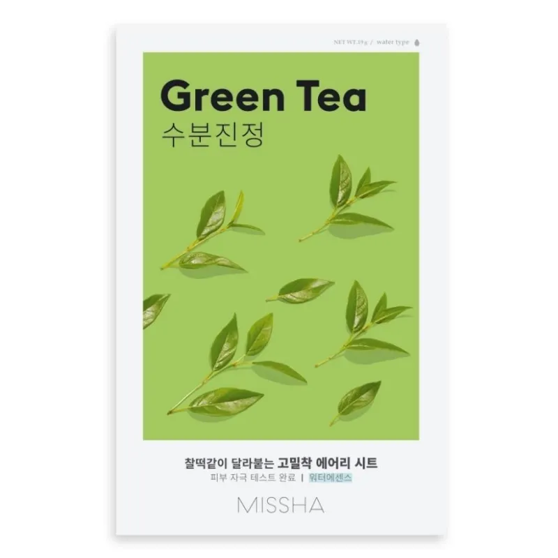 Текстилна маска за лице със Зелен Чай Missha Airy Fit Sheet Mask Green Tea