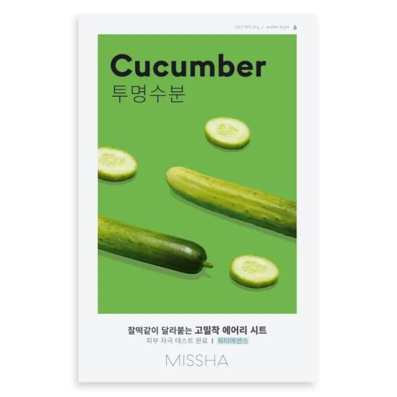 Текстилна маска за лице с Краставица Missha Airy Fit Sheet Mask Cucumber