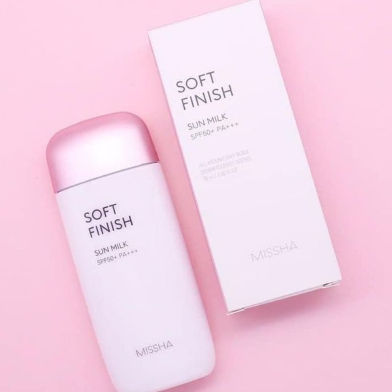 Слънцезащитно мляко Missha All Around Safe Block Soft Finish Sun Milk SPF50+/PA+++ 70ml — 4