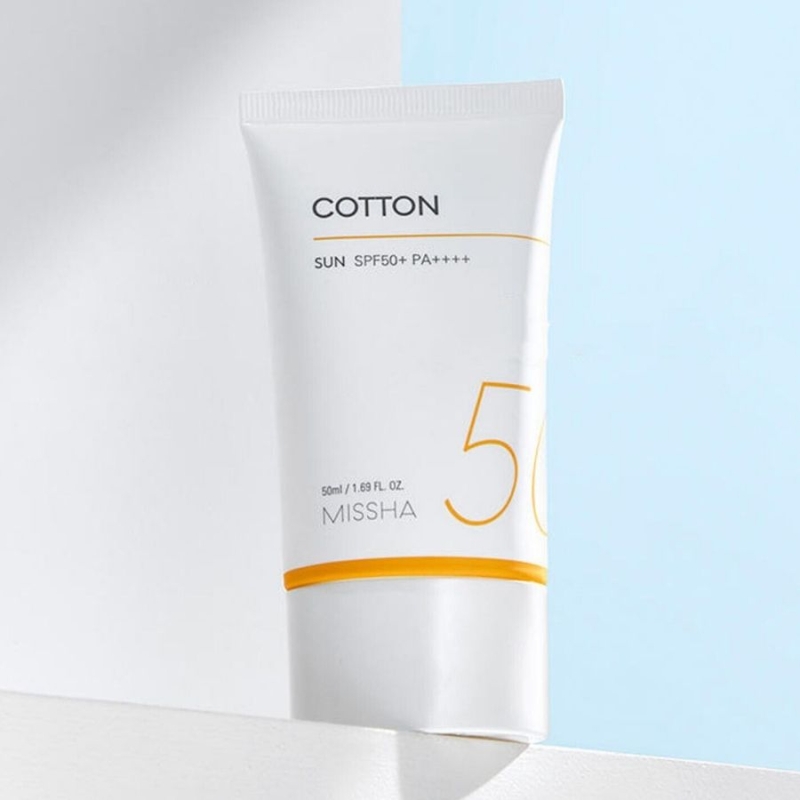 Слънцезащитен крем Missha All Around Safe Block Cotton Sun SPF50+/PA++++ 50ml — 3