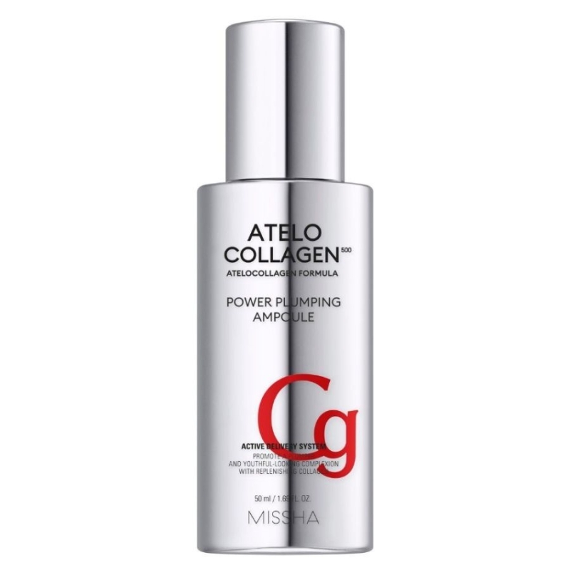 Уплътняваща ампула за лице с Колаген Missha Atelo Collagen 500 Power Plumping Ampoule 50ml — 2