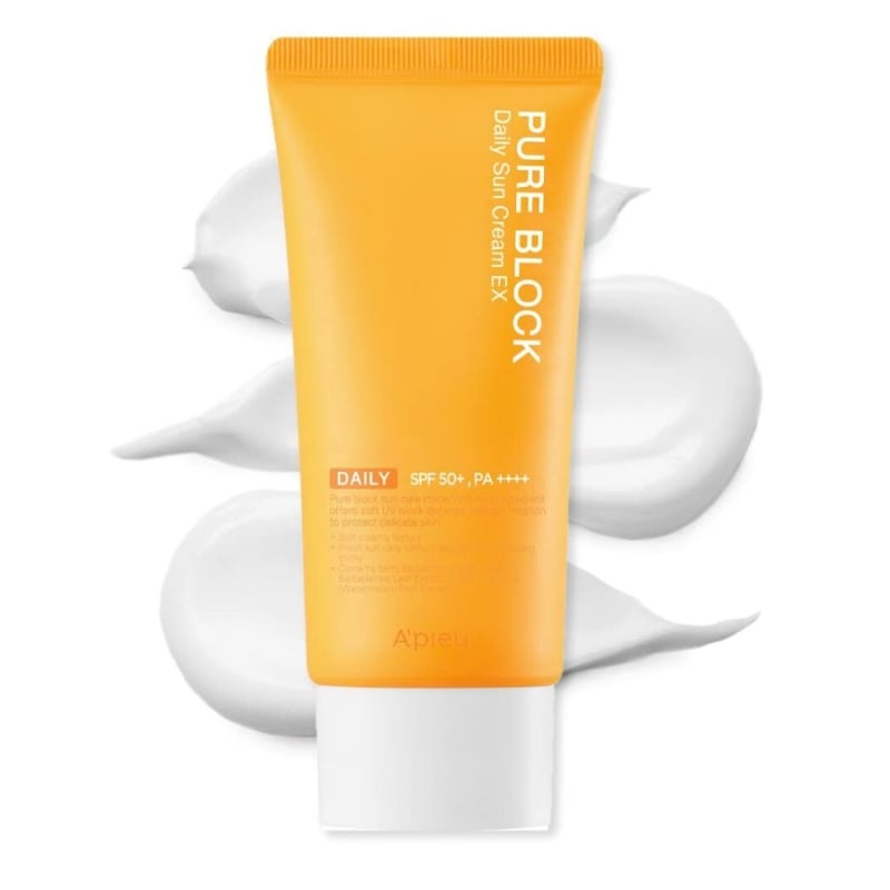 A'PIEU Pure Block Natural Daily Sun Cream SPF45 PA+++ 50ml