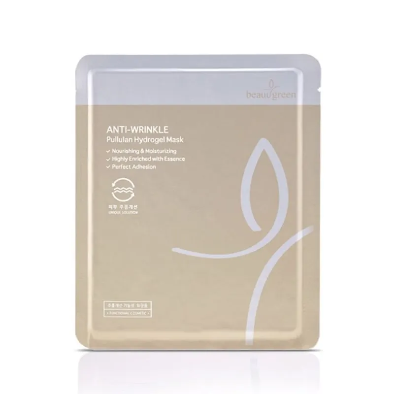 Хидрогелна маска против стареене BeauuGreen Hydrogel mask BeauuGreen Pullulan Hydrogel Mask