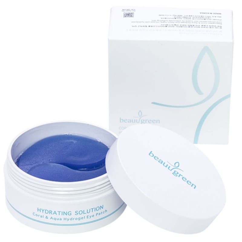 Хидратиращи хидрогелни пачове BeauuGreen Coral & Aqua Hydrogel Eye Patch