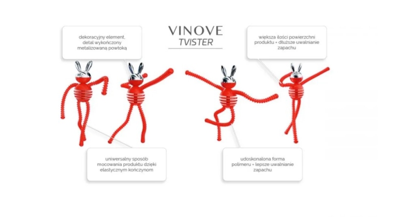 Ароматизатор за кола Vinove Tvister Maranello — 3