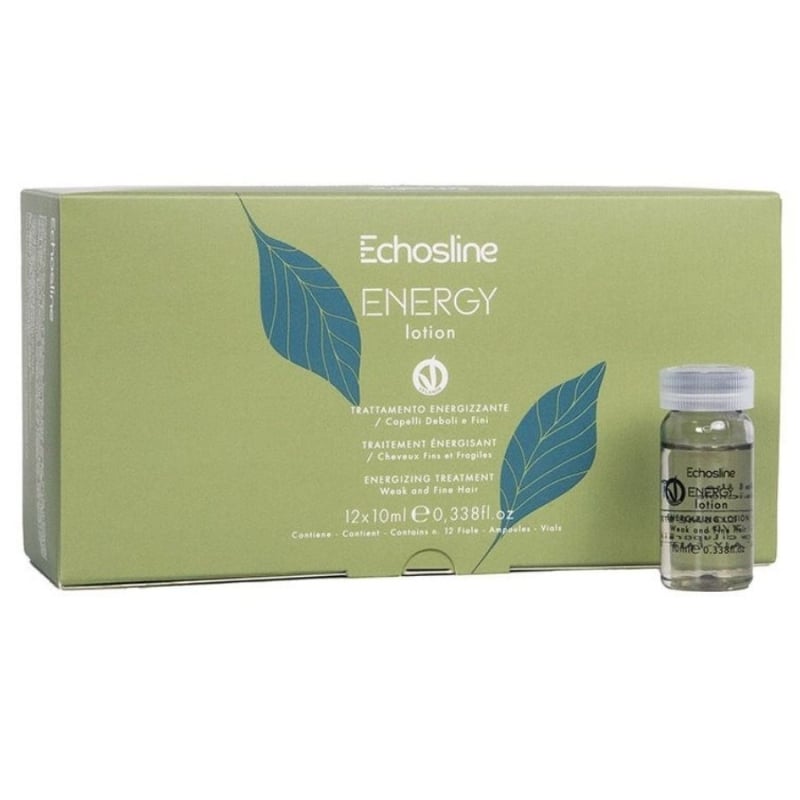 Ампули против косопад Echosline Energy Treatment Weak and Fine Hair 12X10ml