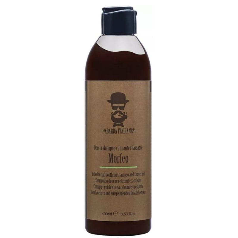 Успокояващ шампоан и душ гел 2 в 1 за мъже Barba Italiana Morfeo Shampoo & Shower Gel 400ml