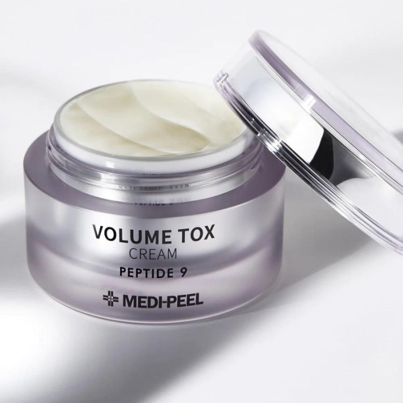 Крем за лице с 9 вида пептиди, 4 вида хиалуронова киселина и Volufiline Medi-Peel Peptide 9 Volume Tox cream 50ml — 2