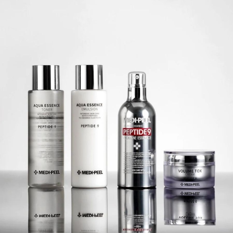 Крем за лице с 9 вида пептиди, 4 вида хиалуронова киселина и Volufiline Medi-Peel Peptide 9 Volume Tox cream 50ml — 3