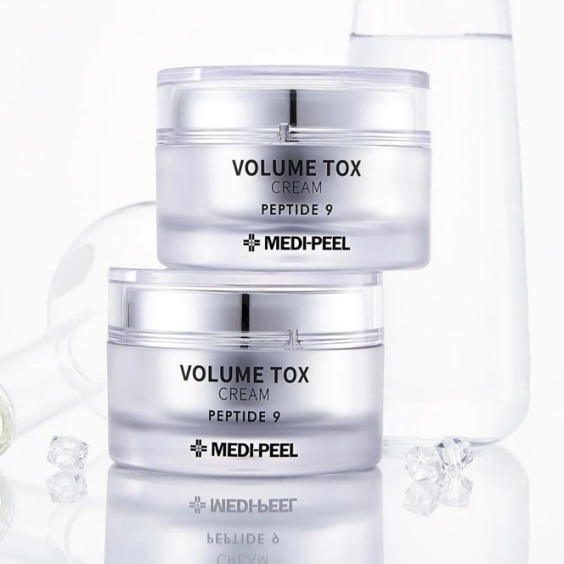 Крем за лице с 9 вида пептиди, 4 вида хиалуронова киселина и Volufiline Medi-Peel Peptide 9 Volume Tox cream 50ml — 4