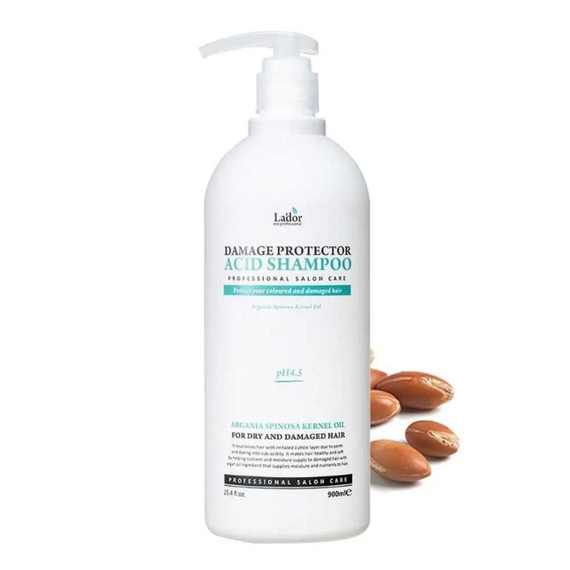 Защитен киселинен шампоан за уведена коса Lador Damage Prtection Acid Shampoo — 2