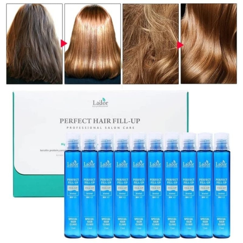 Възстановяващ филър с кератин, серамиди и колаген Lador Perfect Hair Fill-up 10x13ml — 2