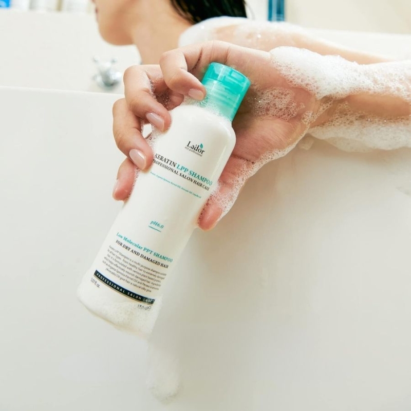 Натурален органичен шампоан с кератин и колаген Lador Keratin LPP Shampoo 530 ml — 2