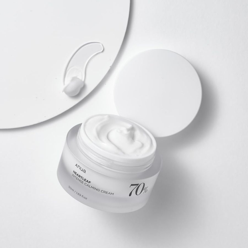Успокояващ крем за лице ANUA Heartleaf 70% Intense Calming Cream 50ml — 2