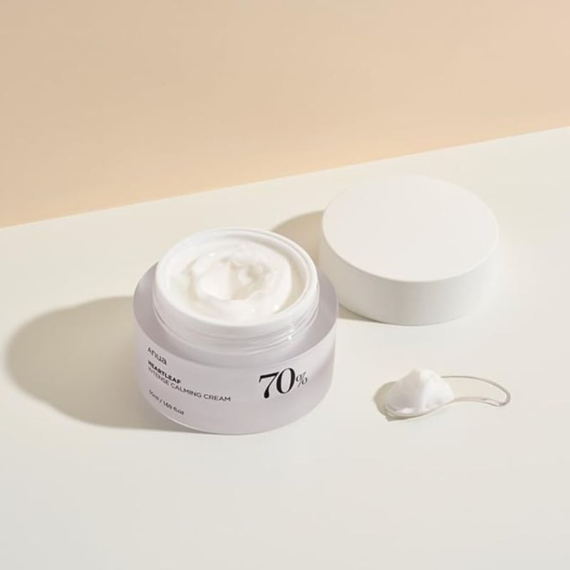 Успокояващ крем за лице ANUA Heartleaf 70% Intense Calming Cream 50ml — 4