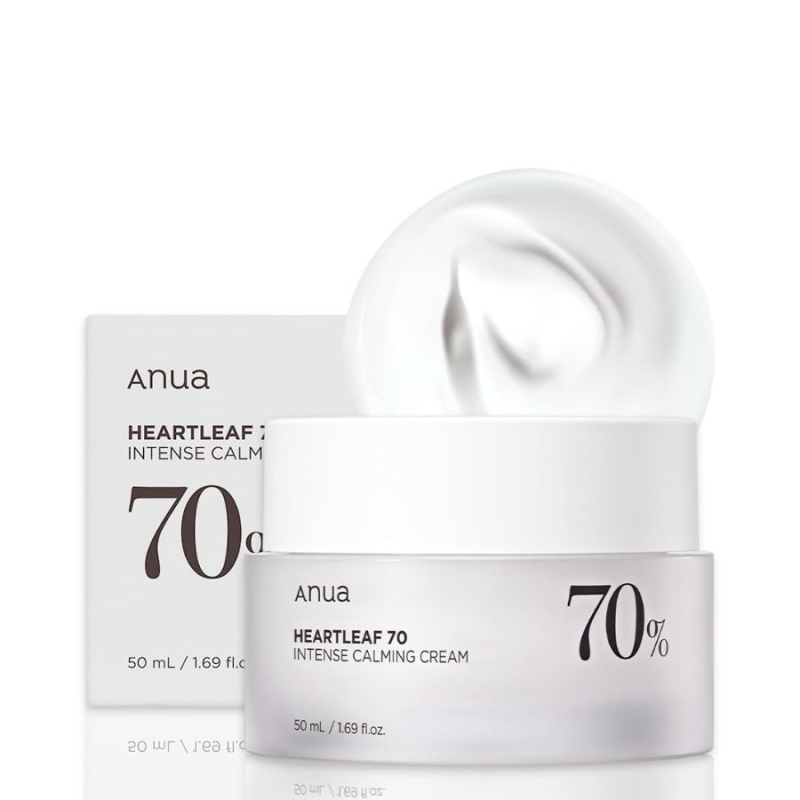 Успокояващ крем за лице ANUA Heartleaf 70% Intense Calming Cream 50ml
