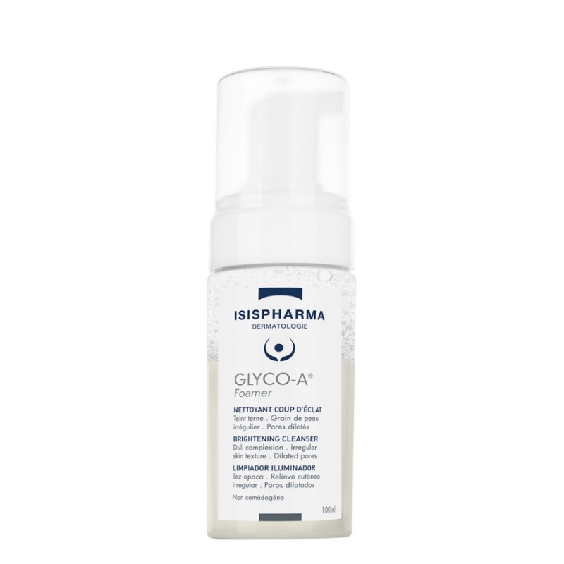 Озаряваща почистваща пяна за лице Isis Pharma Glyco-A Foamer Brightening Cleanser 100ml