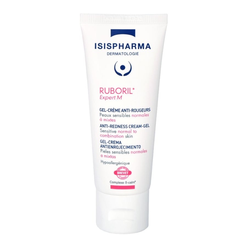 Гел-крем против зачервяване за нормална и смесена кожа Isis Pharma Ruboril Expert M Anti-Redness Gel-Cream 40ml