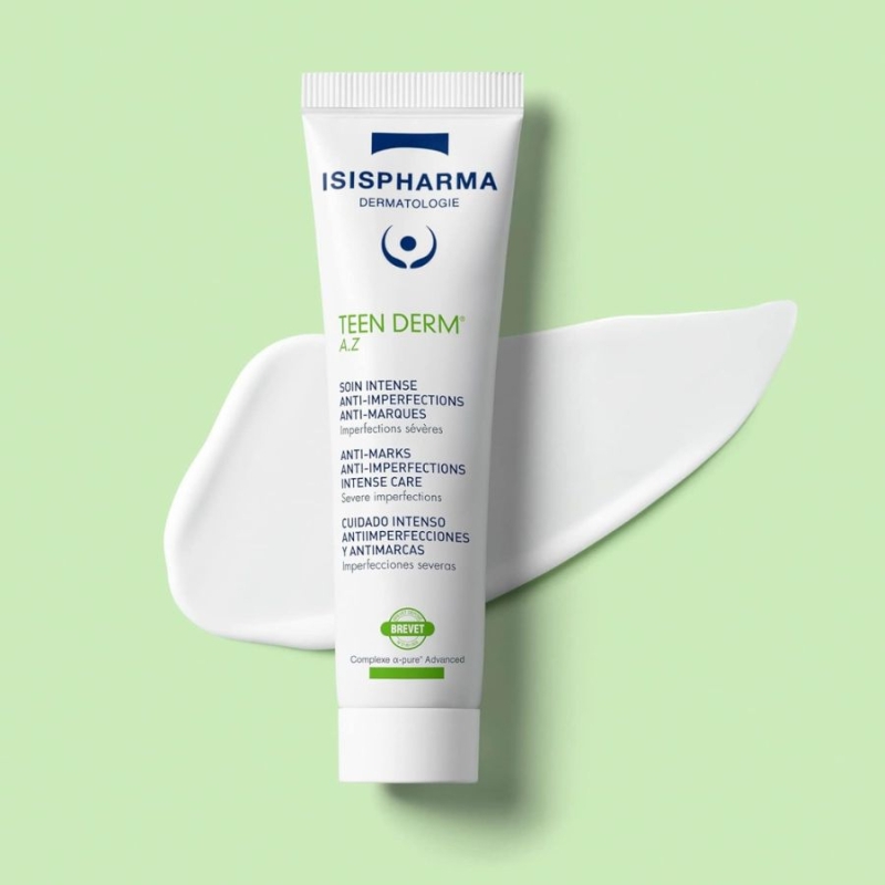 Интензивна грижа за кожата с азелаинова киселина против петна Isis Pharma Teen Derm A.Z Anti Imperfections & Marks Intense Care 30ml — 2