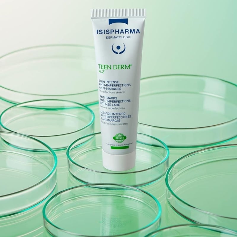 Интензивна грижа за кожата с азелаинова киселина против петна Isis Pharma Teen Derm A.Z Anti Imperfections & Marks Intense Care 30ml — 4