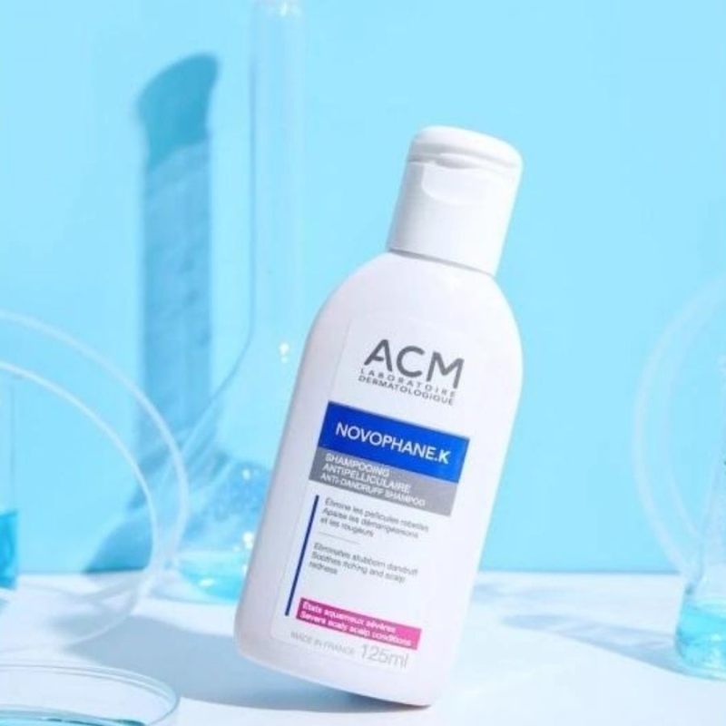 Шампоан против упорит пърхот и сърбеж с Piroctone Olamine, салицилова киселина и Inulin ACM Novophane K Severe Dandruff Shampoo 125 ml — 2