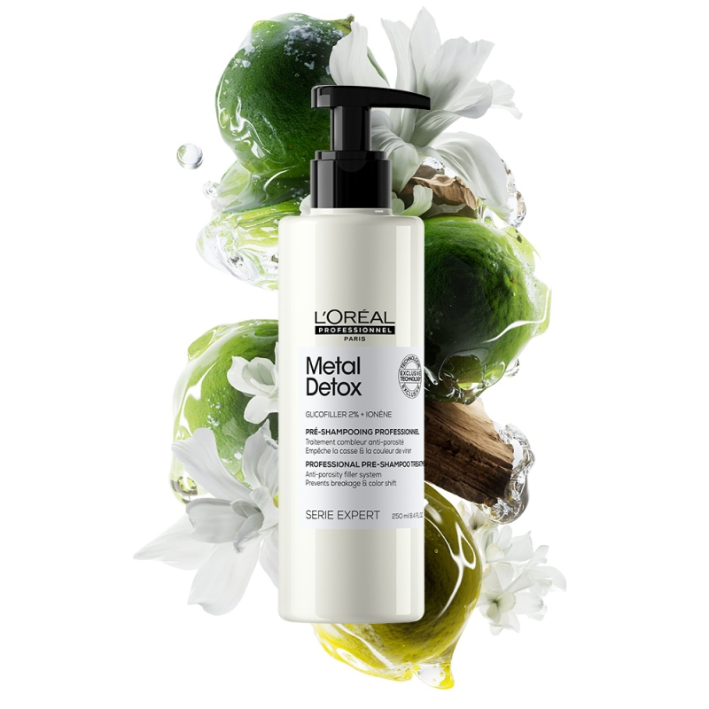 Пре-грижа за третирана и увредена коса Loreal Professionnel Metal Detox Pre-shampoo 250ml — 3
