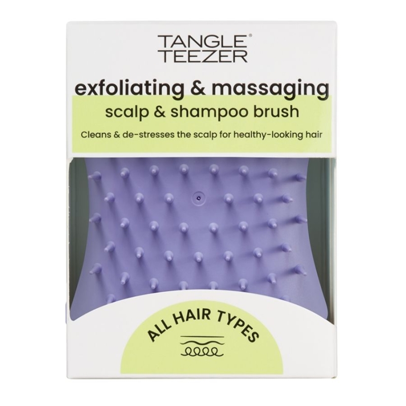Четка за ексфолиране и масажиране на скалпа - розова Tangle Teezer The Power's in the Teeth! The Scalp Exfoliator & Massager Scalp Brush Lavender Lite — 3
