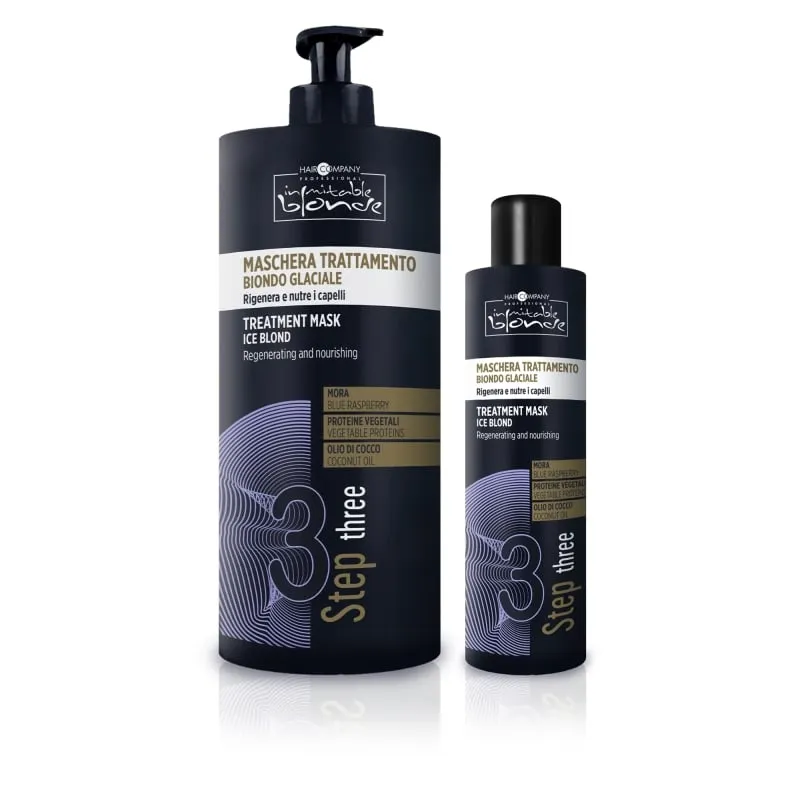 Матираща маска за руса коса Hair Company Ice Blonde Treatment Mask
