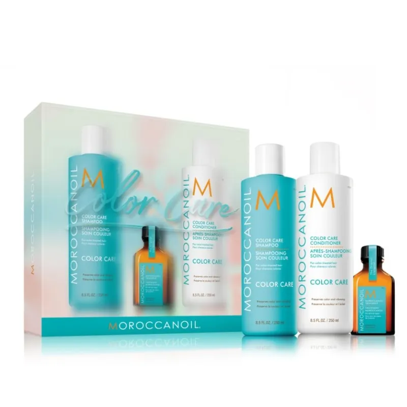 Подаръчен комплект за боядисана коса Moroccanoil Color Care Kit Spring