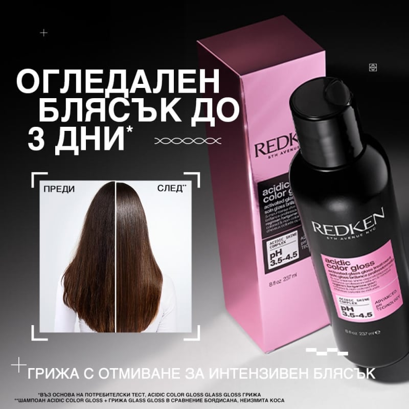 Redken Acidic Color Gloss Aactivated Glass Gloss Treatment 190ml — 2