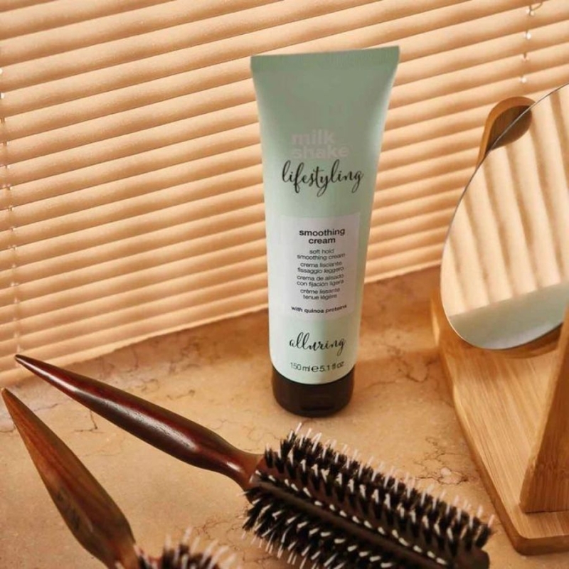 Изглаждащ крем за коса Milkshake Lifestyling Smoothing Cream 150ml — 5