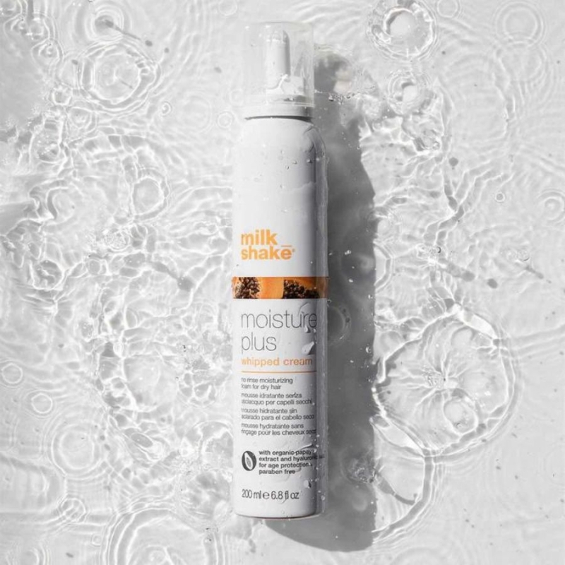 Хидратираща сметана за коса с папая Milkshake Moisture Plus Whipped Cream 200ml — 3