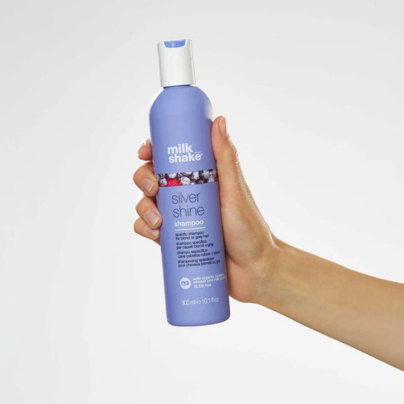 Матиращ шампоан за руса коса Milkshake Silver Shine Shampoo 300ml — 3