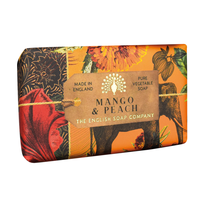 Луксозен растителен сапун с Манго и Праскова The English Soap Company Mango & Peach Luxury Vegetable Soap 190g — 4