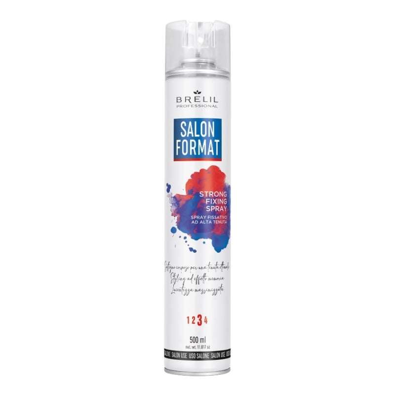 Лак за коса силна фиксация Brelil Salon Format Strong Hairspray 500ml