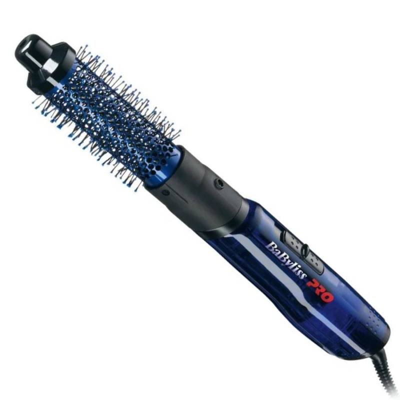 Електрическа четка за изсушаване и стайлинг BabyLiss Pro Hair Dryer Brush Blue Lighting 34 mm