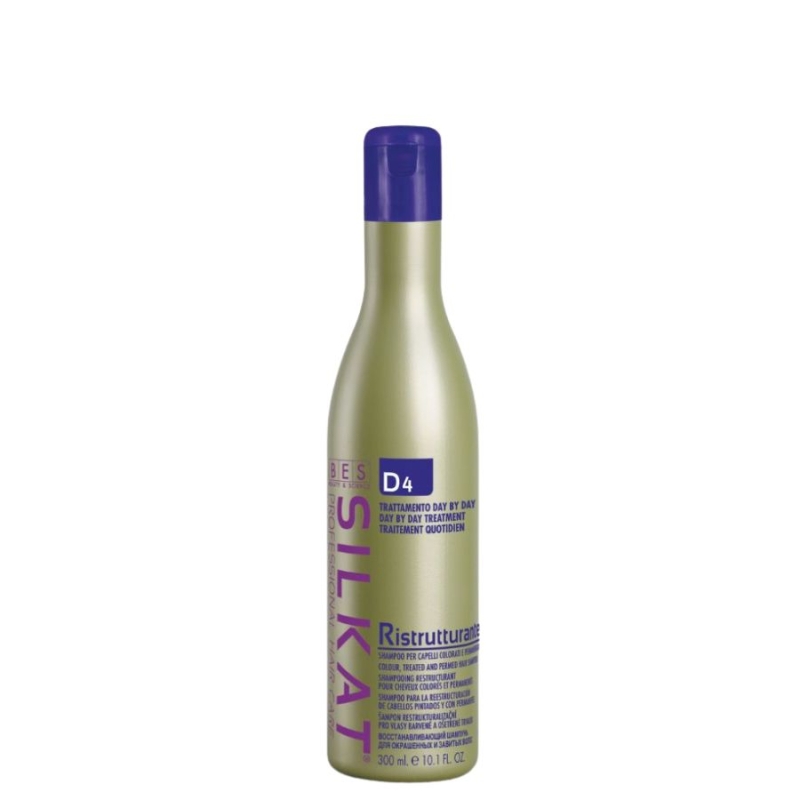Възстановяващ шампоан за третирана коса BES Silkat Ristrutturante D4 Shampoo