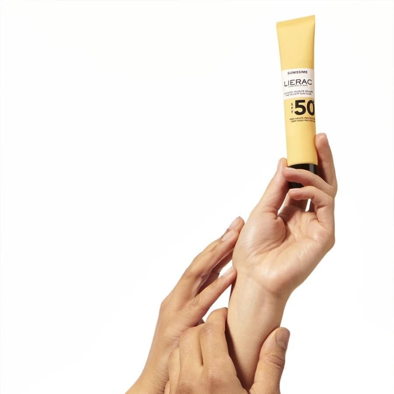Кадифен слънцезащитен флуид за лице SPF50 Lierac Sunissime The Velvety Sun Fluid SPF 50 40ml — 2
