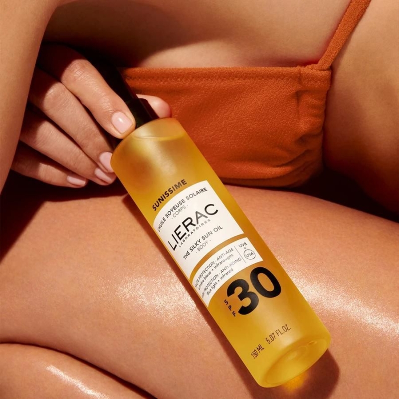 Копринено слънцезащитно олио за тяло SPF30 Lierac Sunissime The Silky Sun Oil SPF 30 150ml — 2