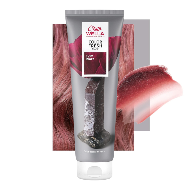 Оцветяваща маска за коса Wella Professionals Color Fresh Mask Rose Blaze 150ml — 3