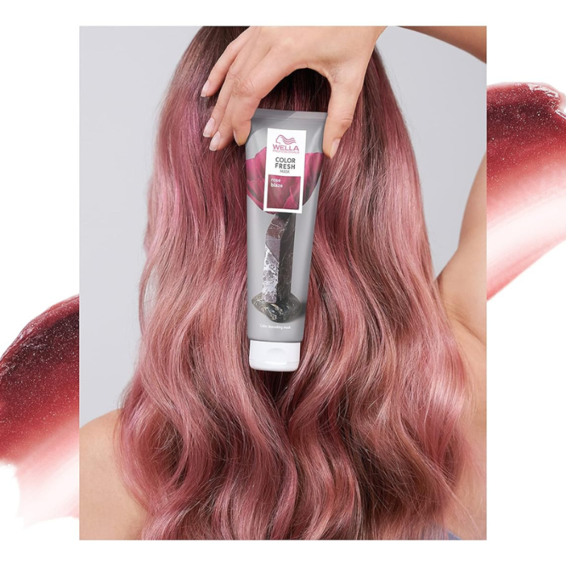 Оцветяваща маска за коса Wella Professionals Color Fresh Mask Rose Blaze 150ml — 4