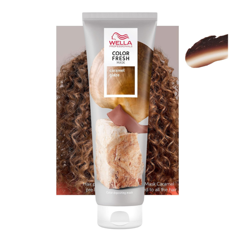 Оцветяваща маска за коса Wella Professionals Color Fresh Mask Caramel Glaze 150ml — 4