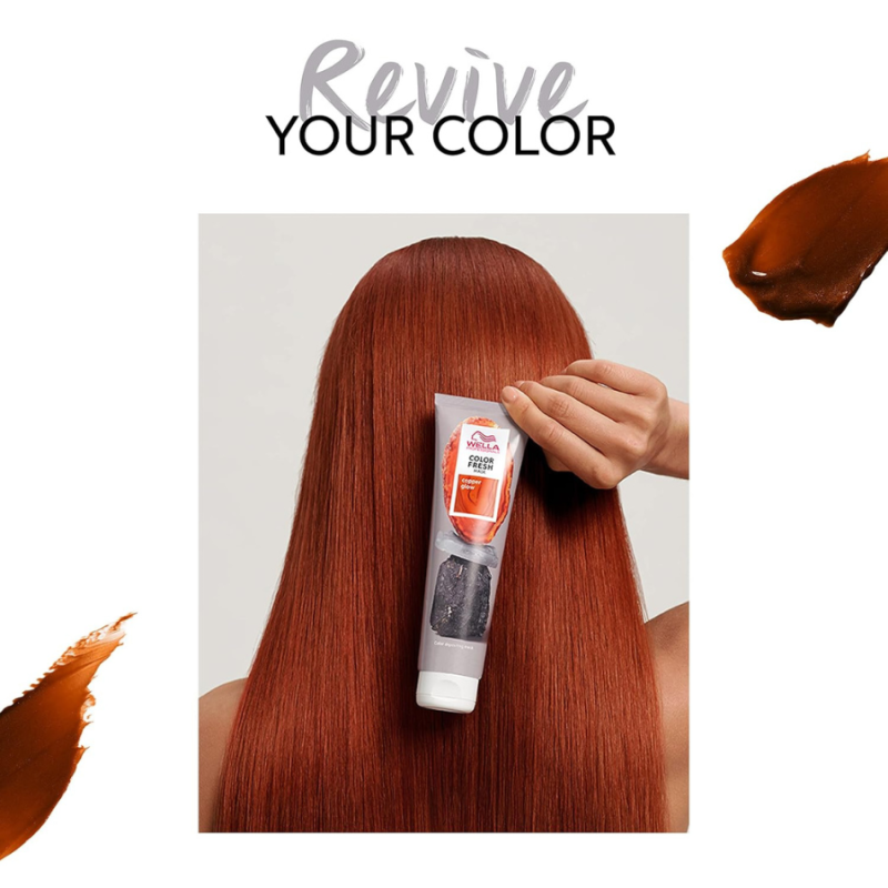 Оцветяваща маска за коса Wella Professionals Color Fresh Mask Copper Glow 150ml — 4